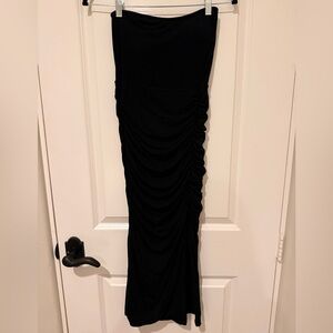 Klassy Network Black Midi Dress - Braless Fashion